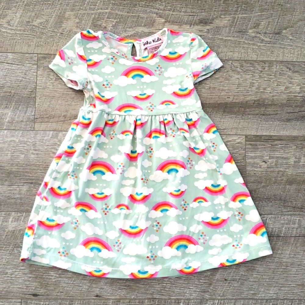 Sz 2T Rainbow Dress Soho Kids